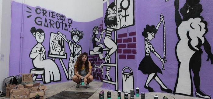 #MISemCASA | Parede em movimento | Tami Lemos